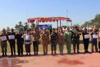 Foto: penutupan TMMD ke 121 di Lombok Timur