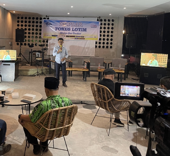 Foto: Suasa kopdar yang digelar Fokus Lotim dan SMSI