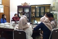 Foto: suasana hearing antara keluarga korban dan pihak RSUD dr.R.Soedjono Selong