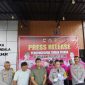 Konfrensi Pers Penangkapan Komplotan Pencuri Ternak di Mapolres Lotim