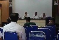 Foto: Aliansi Masyarakat dan Mahasiswa saat Hearing bersama pihak RSUD dr.R.Soedjono Selong