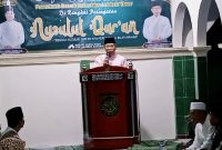 Foto: Wakil Bupati Lombok Timur, Ir.H.Moh.Edwin Hadiwijaya, MM, saat Safari Ramadhan di Masjid Nurul Huda, Jontak Desa Danger Masbagik