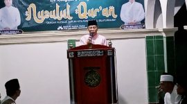 Foto: Wakil Bupati Lombok Timur, Ir.H.Moh.Edwin Hadiwijaya, MM, saat Safari Ramadhan di Masjid Nurul Huda, Jontak Desa Danger Masbagik
