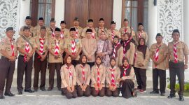 Foto: Wakil Bupati bersama Pengurus Kwarcab dan Kwarran Pramuka se Lombok Timur