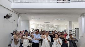 Foto: Perwakilan Bank Indonesia dan Pelaku UMKM CFD Rinjani Selong bersama jajaran Dinas Koperasi Lotim