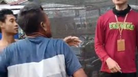 Foto: Sopir Dump Truck arogan ancam petugas jaga perbatasan tanpa ada pengawalan petugas