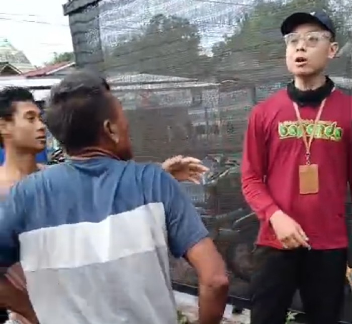 Foto: Sopir Dump Truck arogan ancam petugas jaga perbatasan tanpa ada pengawalan petugas