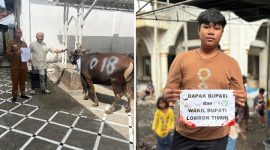 Foto: Warga Penerima Sapi Qurban dari Pemda Lombok Timur