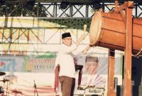 Foto: Wakil Bupati Lombok Timur, Ir.H.Moh. Edwin Hadiwijaya.MM, saat membuka Festival Muharram 