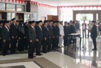 Foto: Suasana pelantikan lingkup Pemda Lotim