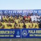 Foto: Para Punggawa Perselotim bersama Official, Ketua Askab PSSI, Sekda dan Pejabat Pemda Lotim