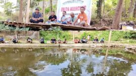 Foto: Sekda Lotim saat membuka Lomba Mancing antar Jurnalis