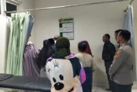 Foto: Proses Evakuasi korban Dzulpanil Khoiri di Puskesmas Sembalun Lotim