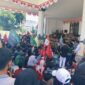 Foto: Massa Aksi Cipayung Plus di Depan Kantor DPRD Lombok Timur.