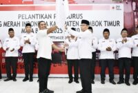 Foto: Pelantikan Wakil Bupati Lombok Timur Ir.H.Moh. Edwin Hadiwijaya.M.M,, oleh ketua PMI NTB