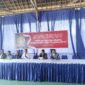 Foto: LSM Garuda saat konfrensi pers di Lesehan Elen bersama warga Seruni Mumbul selaku Pihak Tergugat
