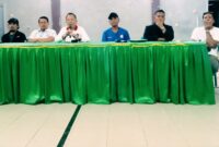 Foto: Musyawarah warga dengan Pemdes Labuhan Haji, bersama sejumlah tokoh agama masyarakat setempat dan aparat keamanan