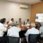 Foto: Bupati Lotim didampingi Sekda dan Kadis Kelautan dan Perikanan saat pembahasan Gili Kondo, di Jakarta Pusat.