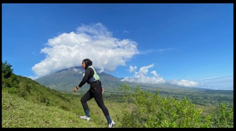 Foto: Atlet Sembalun Mountain Marathon