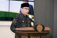 Foto: Wakil Bupati Lotim, H.Moh Edwin Hadiwijaya, pada acara Rakerda IKPP NWDI Pancor Lombok Timur