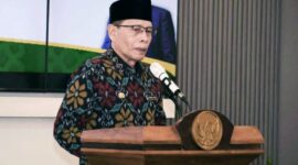 Foto: Wakil Bupati Lotim, H.Moh Edwin Hadiwijaya, pada acara Rakerda IKPP NWDI Pancor Lombok Timur