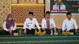 Foto: Wakil Bupati saat hadiri giat MTQ ke-31 di Jami’ul Khair Pringgabaya