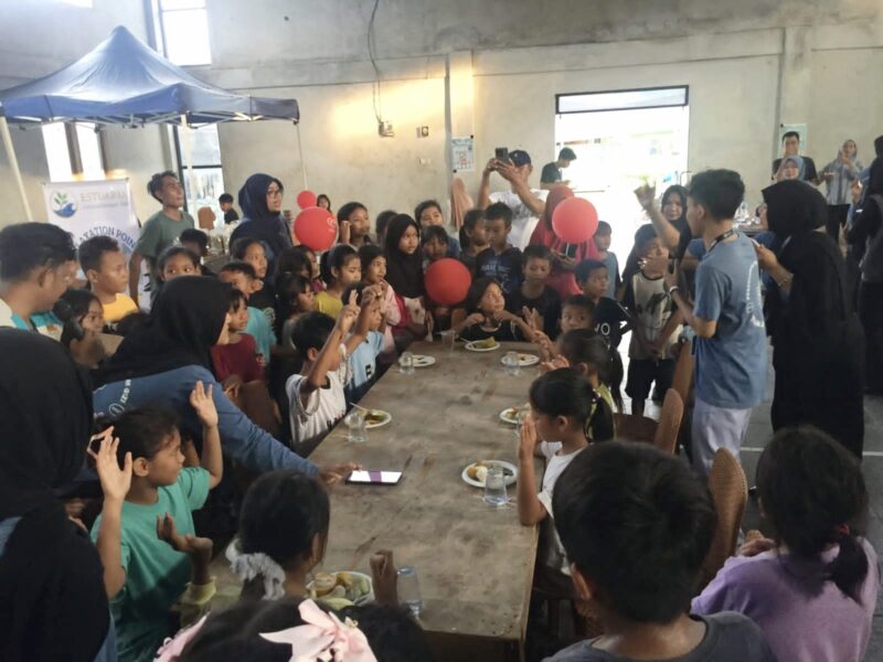 Foto: Kemeriahan suasana Pameran Gizi di Gedung Serbaguna Desa Tanjung Luar Lombok Timur.