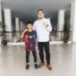 Foto: Farouk Bawazier Anggota DPRD Partai PPP bersama Atlet Cilik MMA Lalu Reza Asyaukani