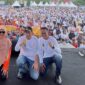 Foto: Wabup dan Sekda Lotim saat membuka acara Ekas Sunset Trail Run