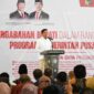 Foto: Bupati Lombok Timur H.Haerul Warisin saat pidato di Pendopo