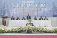 Foto: Suasana Yudisium Mahasiswa Institut Elkatarie Lombok Timur Angkatan Ke II tahun akademik 2025/2026