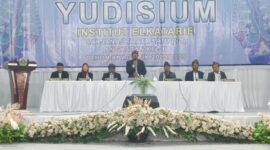Foto: Suasana Yudisium Mahasiswa Institut Elkatarie Lombok Timur Angkatan Ke II tahun akademik 2025/2026