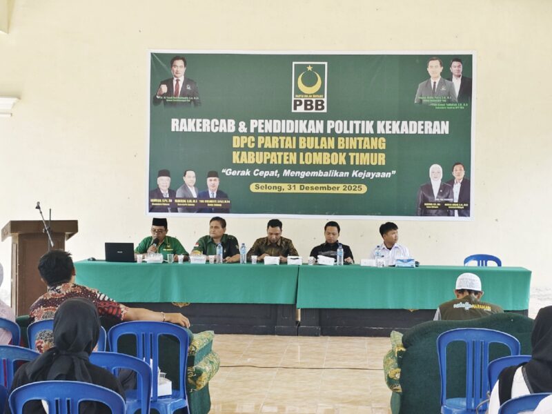 Foto: Giat Rakercab dan Pendidikan Politik DPC Partai PBB Lotim