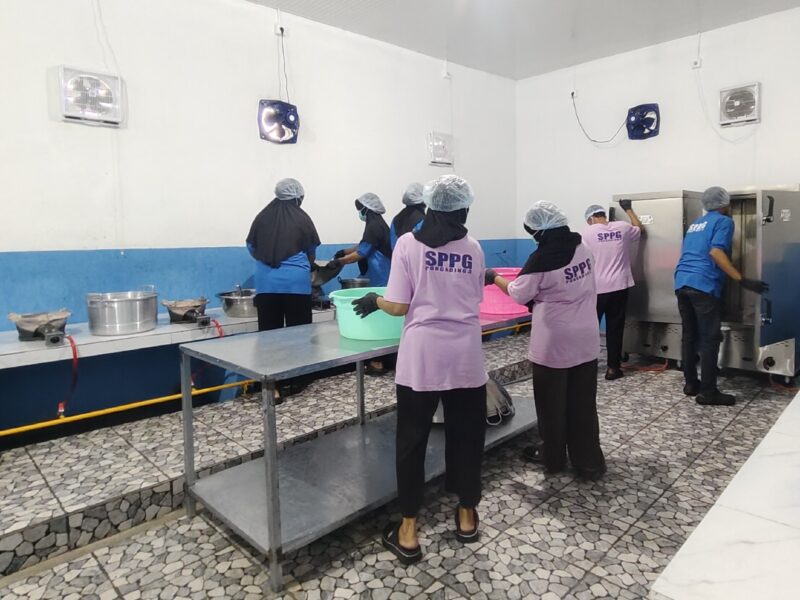 Foto: Suasana SPPG Dapur Berkah Karya Pohgading 3 Lombok Timur