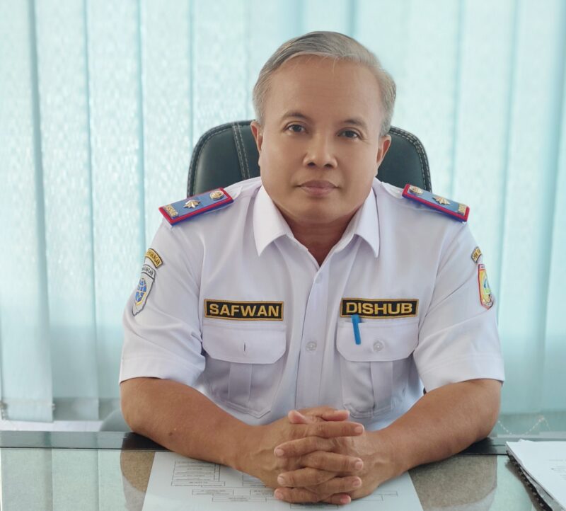 Foto: Kepala Dinas Perhubungan, H.Muhammad Safwan, SE.