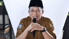 Foto: Sekda Lotim, Dr.H.Muhammad Juaini Taofik, M.Ap, dalam acara penutupan kegiatan Training Centre (TC) MTQ di Tetebatu Lombok Timur.