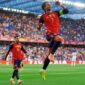 Foto: Ferran Torres pemain Spanyol usai bobol gawang Argentina 