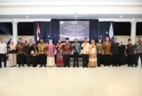 Foto: Bupati dan Wakil Bupati Lombok Timur bersama jajaran Forkopimda saat acara pisah sambut Dandim dan Kapolres Lombok Timur di Pendopo Bupati