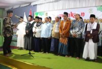 Foto: Camat Selong, Lalu Ridho Arindi, S.IP.,saat membuka MTQH ke-32 di Kelurahan Sandubaya.