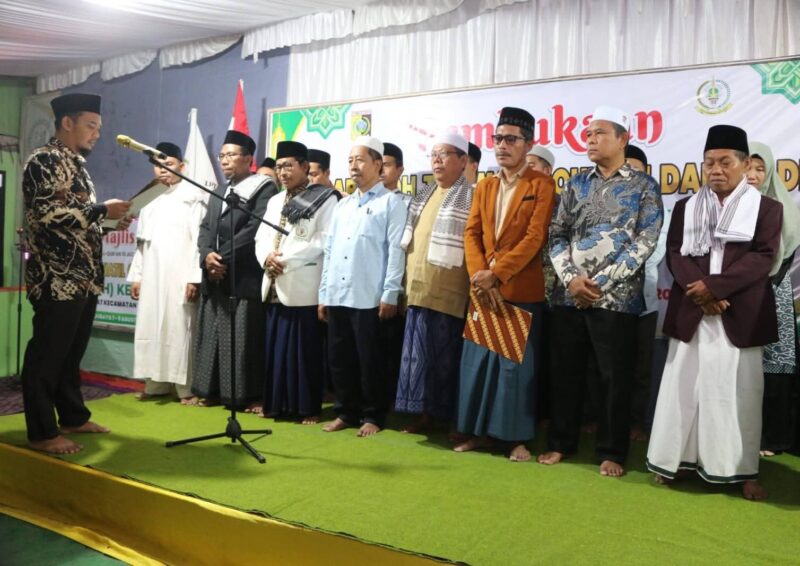 Foto: Camat Selong, Lalu Ridho Arindi, S.IP.,saat membuka MTQH ke-32 di Kelurahan Sandubaya.