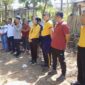Foto bersama Sekda Lombok Timur, Kapolres bersama jajaran dan para insan pers usai acara mania sambut HUT RI ke 81