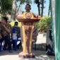 Foto: Rektor ITKes Muhammadiyah Selong Dr.H.Moh. Juhad, M.AP., saat membuka MATAF dan PKKMB