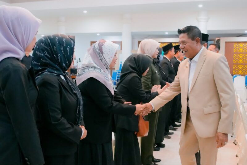 Foto: Bupati Lombok Timur usai melantik sejumlah pejabat di lingkup Pemda Lombok Timur. 