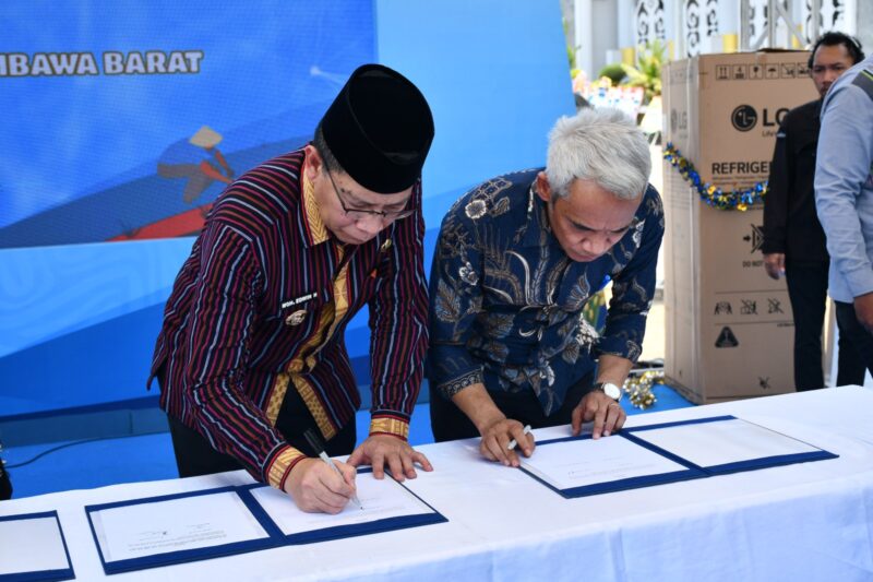 Foto: Wabup Lotim saat hadiri giat GPIPS di Pemda Lombok Tengah